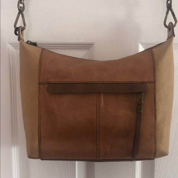 The Sak Multi-Color Brown Leather Shoulder Bag - Picture 2 of 15